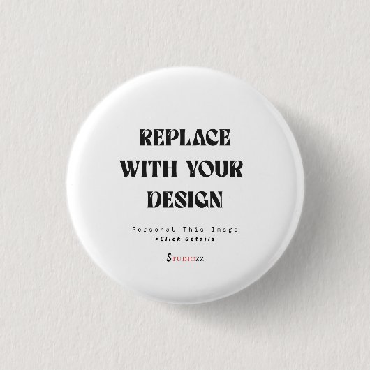Maak je eigen 1¼ ronde knop button 3,2 cm (Voorkant)