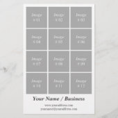 Maak je eigen 2021 kalender flyer (Achterkant)