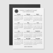 Maak je eigen 2024 bedrijfskalender magnetische Ka (Voorkant / Achterkant)