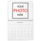 Maak je eigen 2027 foto gepersonaliseerd / aangepa kalender (Jan 2027)