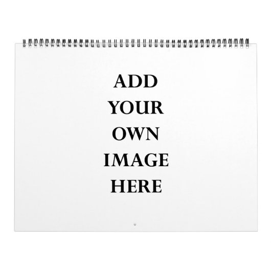 maak je eigen 2027 groot kalender (Hoes)