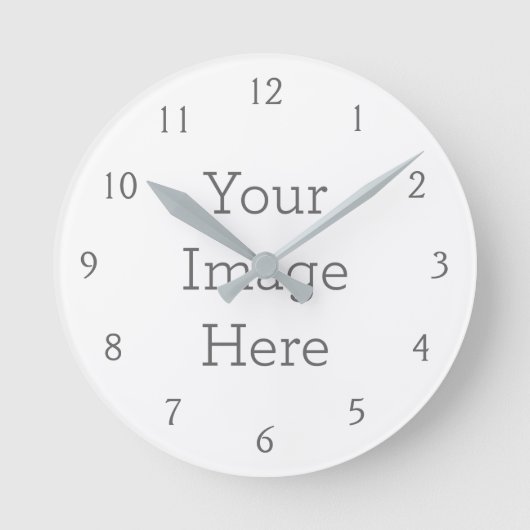 20,3 cm Rond Acryl Klok (Voorkant)