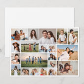 Maak Je Eigen 20 Foto Collage Notitiekaartje (Voorkant / Achterkant)