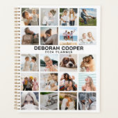 Maak Je Eigen 20 Foto Collage Persoonlijk Jaar Planner (Voorkant)