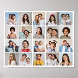 Maak Je Eigen 20 Foto Collage Poster
