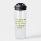 Maak Je Eigen 20oz Heldere Waterfles (Voorkant)