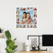 Maak Je Eigen 21 Foto Collage Poster (Thuiskantoor)