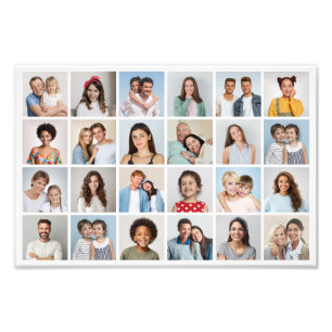 Maak Je Eigen 24 Foto Collage Afdruk