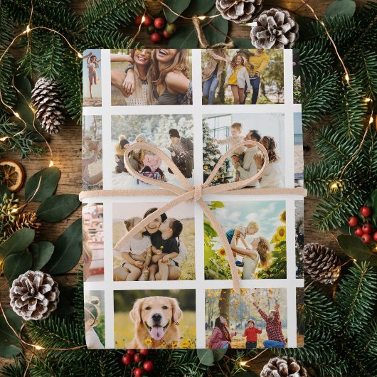 Maak Je Eigen 24 Foto Collage Inpakpapier Vel