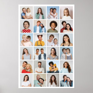 Maak Je Eigen 24 Foto Collage Poster