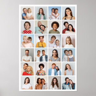 Maak Je Eigen 24 Foto Collage Poster