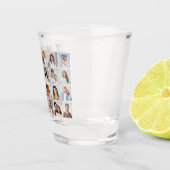 Maak Je Eigen 24 Foto Collage Shot Glas (Rechts)