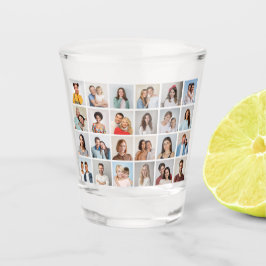 Maak Je Eigen 24 Foto Collage Shot Glas