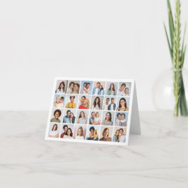 Maak Je Eigen 24 Foto Collage Wenskaart Kaart