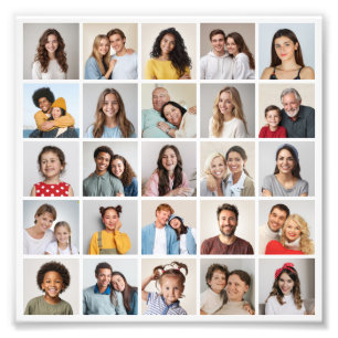 Maak Je Eigen 25 Foto Collage Foto Vergroting Afdruk