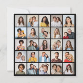 Maak Je Eigen 25 Foto Collage Kaart (Voorkant)