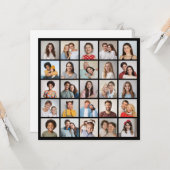 Maak Je Eigen 25 Foto Collage Kaart (Voorkant / Achterkant in situ)