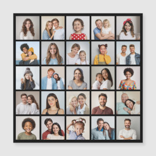 Maak Je Eigen 25 Foto Collage Magnetische Kaart