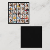 Maak Je Eigen 25 Foto Collage Notitiekaartje (Voorkant / Achterkant)