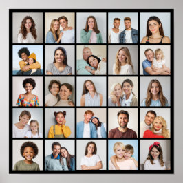 Maak Je Eigen 25 Foto Collage Poster