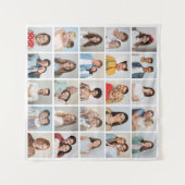 Maak Je Eigen 25 Foto Collage Wandkleed (Voorkant (horizontaal))