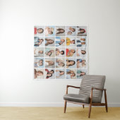 Maak Je Eigen 25 Foto Collage Wandkleed (In Situ (horizontaal))