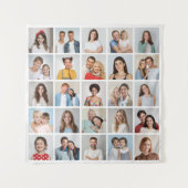 Maak Je Eigen 25 Foto Collage Wandkleed (Voorkant)