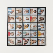 Maak Je Eigen 25 Foto Collage Wandkleed (Voorkant (horizontaal))