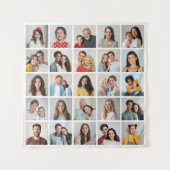 Maak Je Eigen 25 Foto Collage Wandkleed (Voorkant)