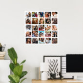 Maak je eigen 25 vakjes foto collage poster (Thuiskantoor)