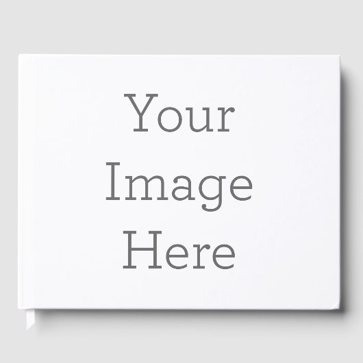 Gastenboek maat: 26,7 x 21 cm, Papier: Wit 70# Ongecoate tekst (Voorkant)