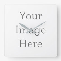 Maak je eigen 27,3 cm vierkant wandklok