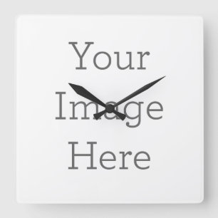 Maak je eigen 27,3 cm vierkant wandklok