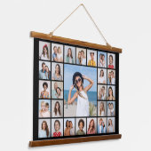 Maak Je Eigen 27 Foto Collage Hangend Wandkleed (Gebogen)