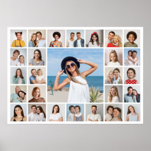 Maak Je Eigen 27 Foto Collage Poster
