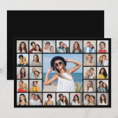Maak Je Eigen 27 Foto Collage Wenskaart (Voorkant / Achterkant)