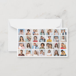 Maak Je Eigen 28 Foto Collage Notitiekaartje