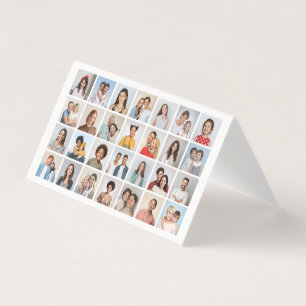 Maak Je Eigen 28 Foto Collage Pakket van 25 Kaarte Kaart