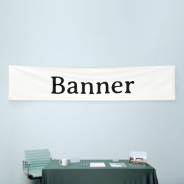 Maak je eigen 2,5' x 12' binnen spandoek