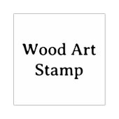 Maak Je Eigen 2.5" x 2.5" Houten Kunst Rubberstempel (Afrduk)