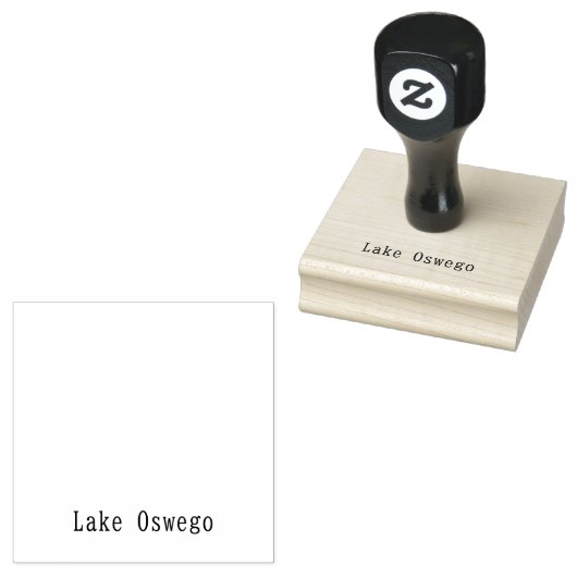 Maak Je Eigen 2.5" x 2.5" Rubber Stempel (Gestempeld)