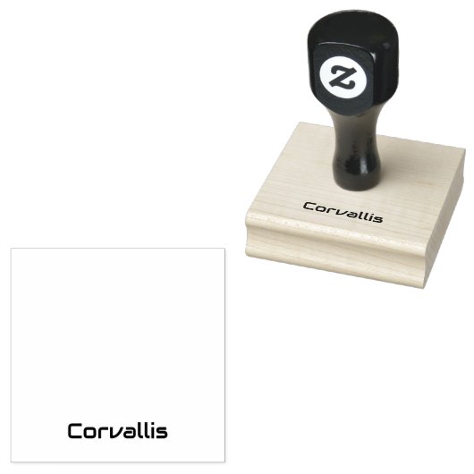 Maak Je Eigen 2.5" x 2.5" Rubber Stempel (Gestempeld)