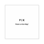 Maak Je Eigen 2.5" x 2.5" Rubber Stempel (Afrduk)