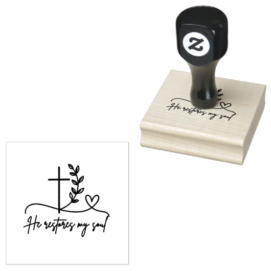 Maak Je Eigen 2,5" x 2,5" Rubber Stempel (Gestempeld)