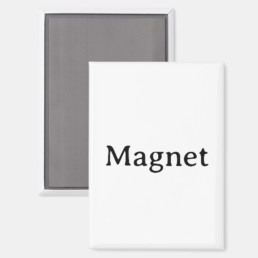 Maak je eigen 2,5" x 3,5" rechthoek magneet (Voorkant / Achterkant)
