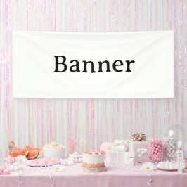 Maak je eigen 2,5' x 6' binnen spandoek