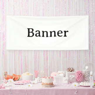 Maak je eigen 2,5' x 6' binnen spandoek