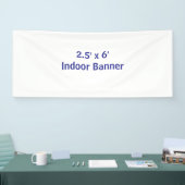 Maak je eigen 2.5' x 6' spandoek (Beurs)