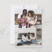 Maak je eigen 2 foto collage kaart (Voorkant)