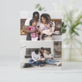 Maak je eigen 2 foto collage kaart (Staand voorkant)